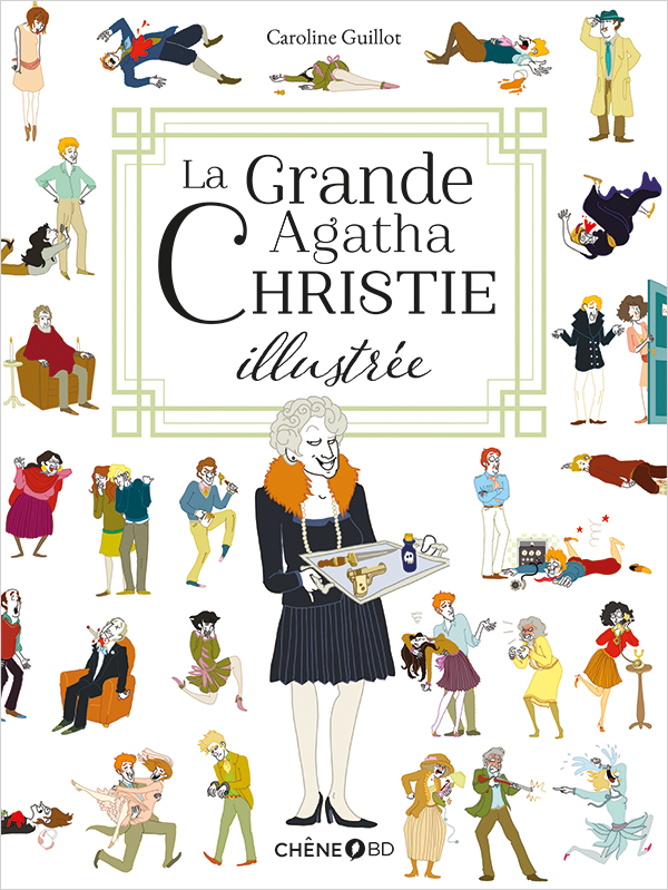 Couverture livre Agatha Christie illustrée